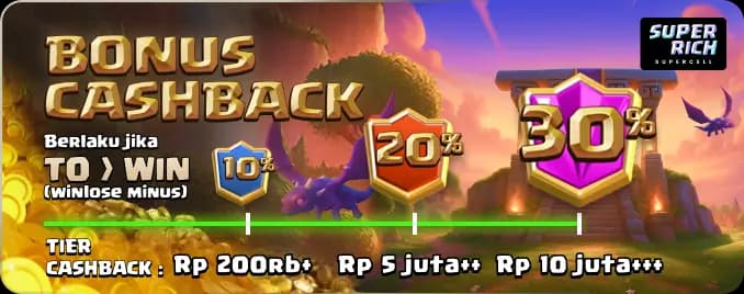 CASHBACK SPESIAL - SUPER RICH